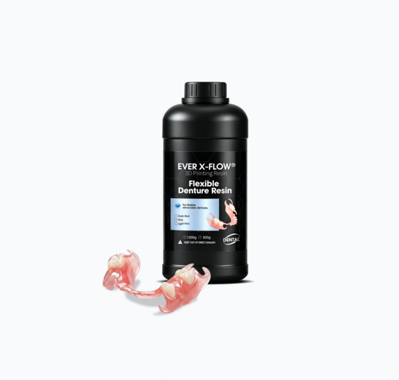 EVER X-FLOW® Flexible Denture 3D Printing Material